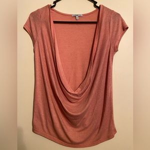 Charlotte Russe drape neck tee - Medium